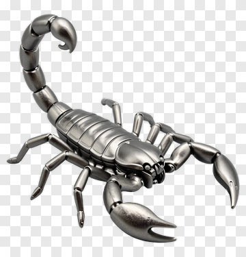 Metal Scorpion Figurine PNG