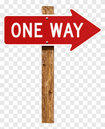 One Way Sign PNG