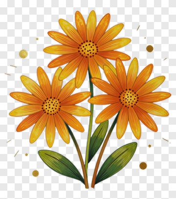 Colorful Flower Bouquet PNG