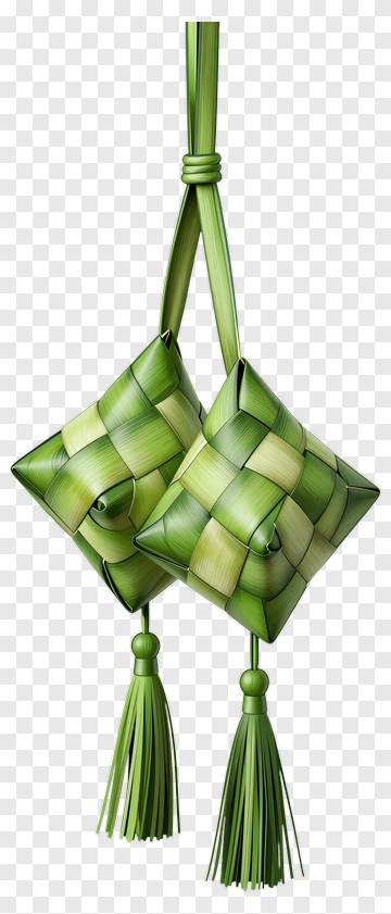 Green Decorative Rice Dumplings PNG