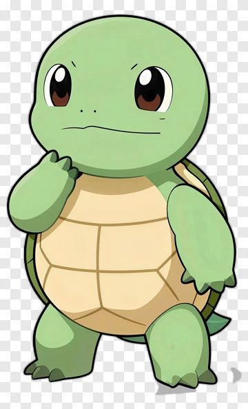 Cartoon Turtle Thinking PNG