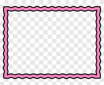 Pink Wavy Border Frame PNG