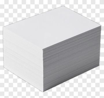 Stack Of Blank White Paper PNG