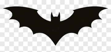 Black Bat Silhouette PNG