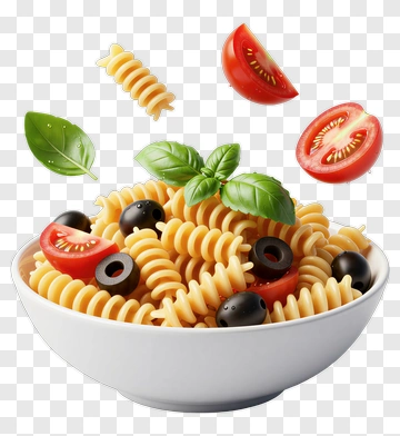 Pasta Salad With Tomatoes And Basil PNG