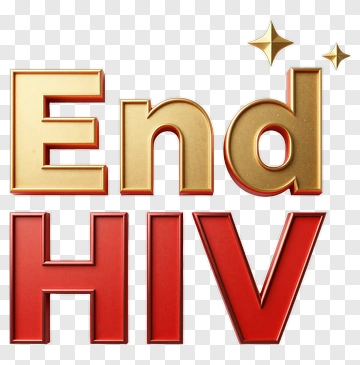 End Hiv Text Design PNG