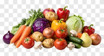 Colorful Assortment Of Fresh Vegetables PNG