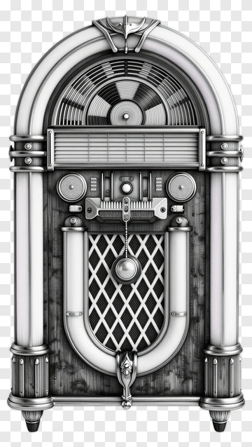 Vintage Jukebox PNG