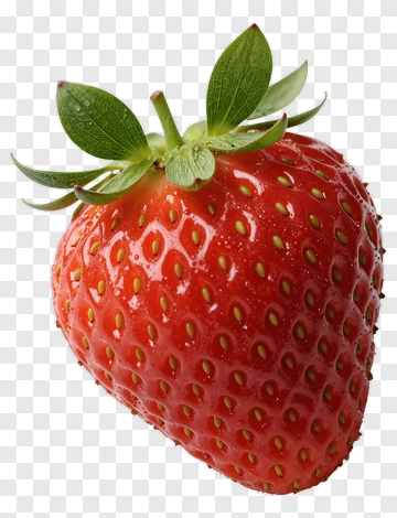 Fresh Red Strawberry PNG