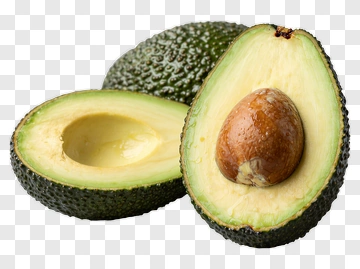 Avocado Halved With Seed PNG