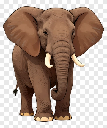 Cartoon Elephant PNG