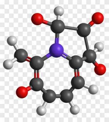 Molecular Structure Of A Chemical Compound PNG