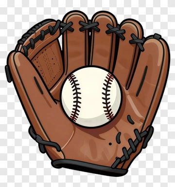 Baseball Glove With A Ball PNG