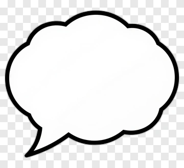 Speech Bubble Outline PNG