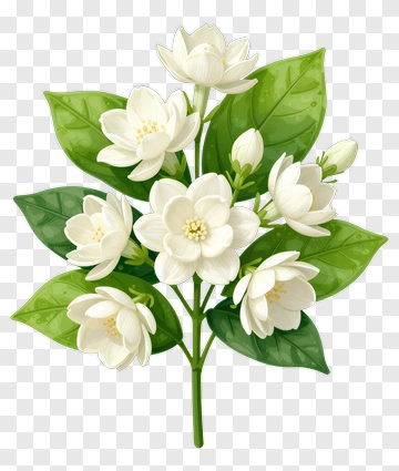 White Flower Bouquet PNG