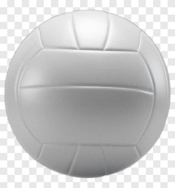 White Volleyball PNG