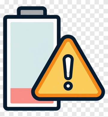 Battery Warning Icon PNG