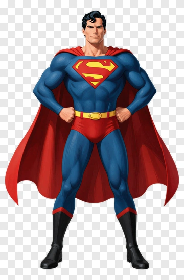 Superman Cartoon Character PNG