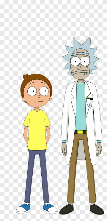 Cartoon Characters Rick And Morty PNG