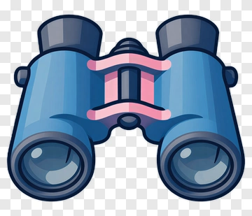 Colorful Binoculars PNG
