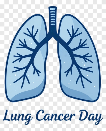 Lung Cancer Day Illustration PNG