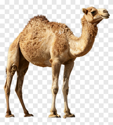 Realistic Camel Standing PNG