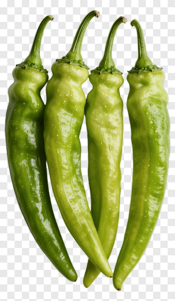 Green Chili Peppers PNG