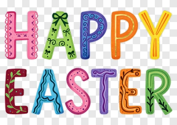 Happy Easter Greeting PNG