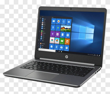 Hp Laptop With Windows Operating System PNG