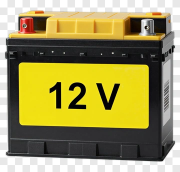 12V Car Battery PNG