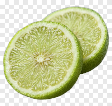 Fresh Lime Slices PNG