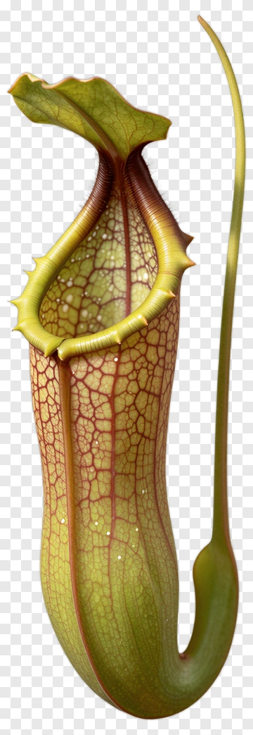 Pitcher Plant With Distinctive Features PNG