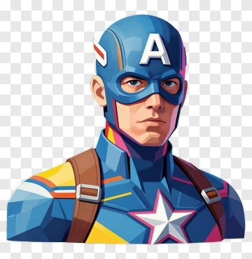Cartoon Superhero Character PNG