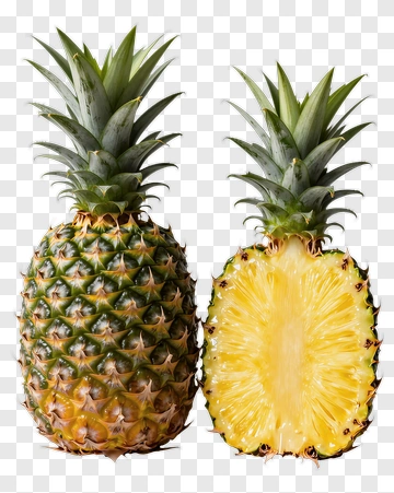 Pineapple Cut In Half PNG