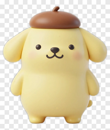 Cute Dog With Acorn Hat PNG