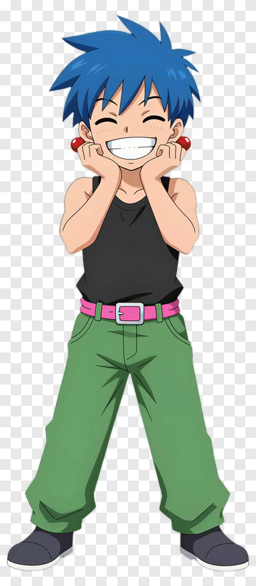 Happy Cartoon Boy Smiling PNG