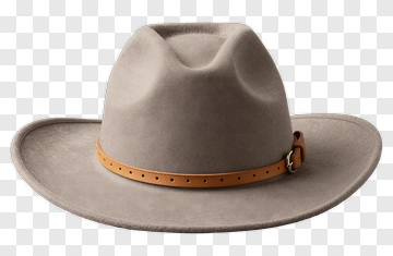 Gray Cowboy Hat PNG