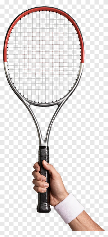 Tennis Racket Held By A Hand PNG