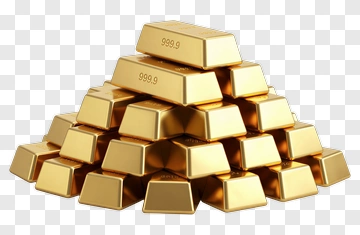 Stack Of Gold Bars PNG