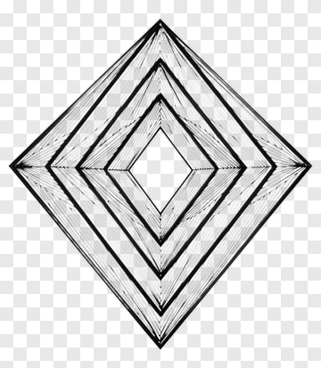 Geometric Diamond Pattern PNG