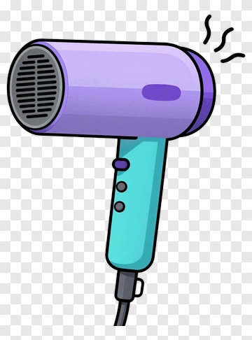 Cartoon Hair Dryer PNG