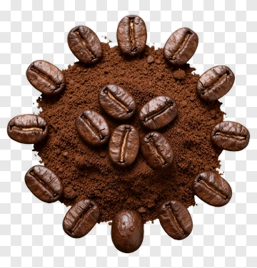 Coffee Beans On Ground Coffee PNG