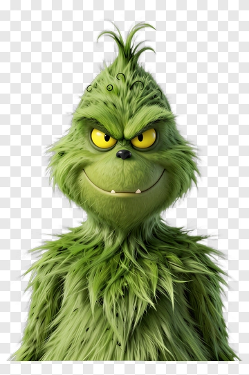 Cartoon Grinch Character PNG