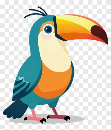 Cartoon Toucan PNG