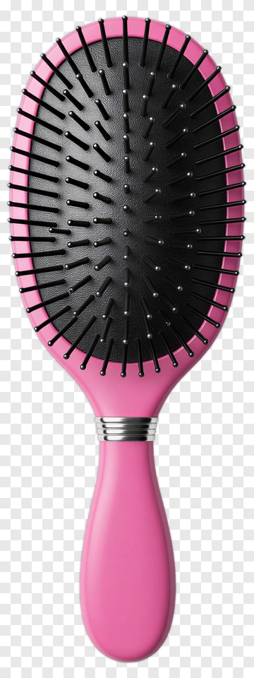Pink Hair Brush PNG