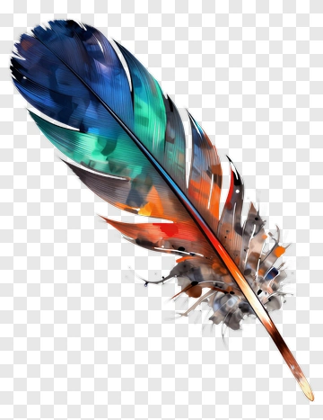 Colorful Feather PNG