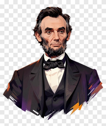 Portrait Of Abraham Lincoln PNG