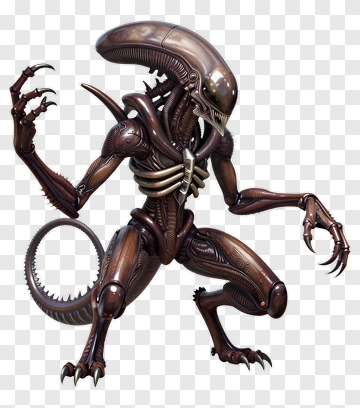 Alien Creature With Sharp Claws PNG