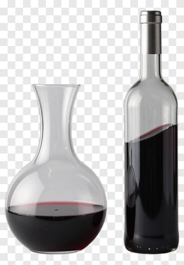 Wine Bottle And Decanter PNG
