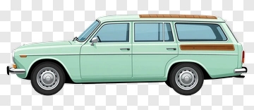 Vintage Station Wagon PNG